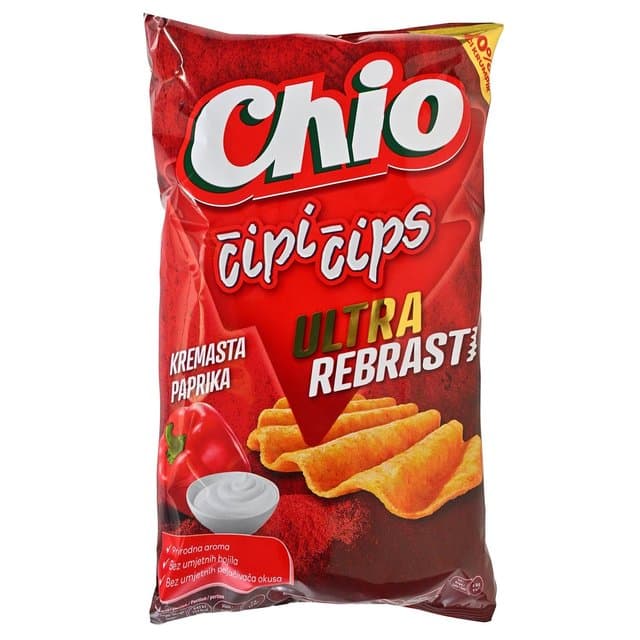 ČIPS CHIO 120 g ULTRA KREM.PAP