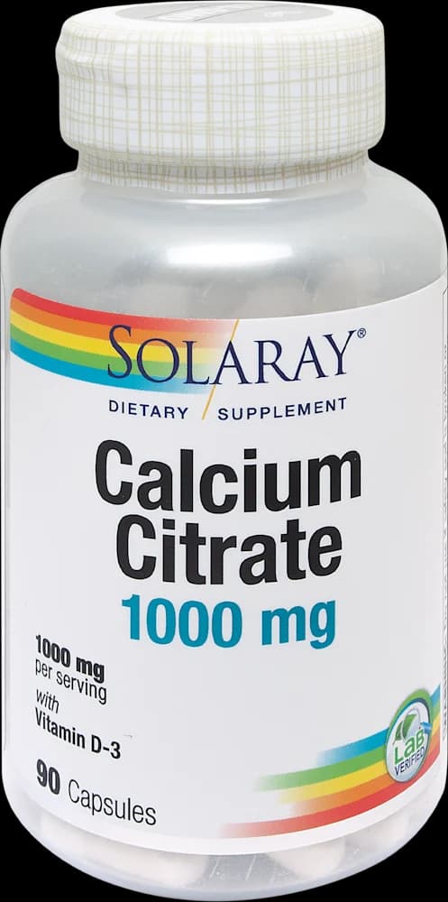 Solaray Calcium Citrate+vit.D 90 kps