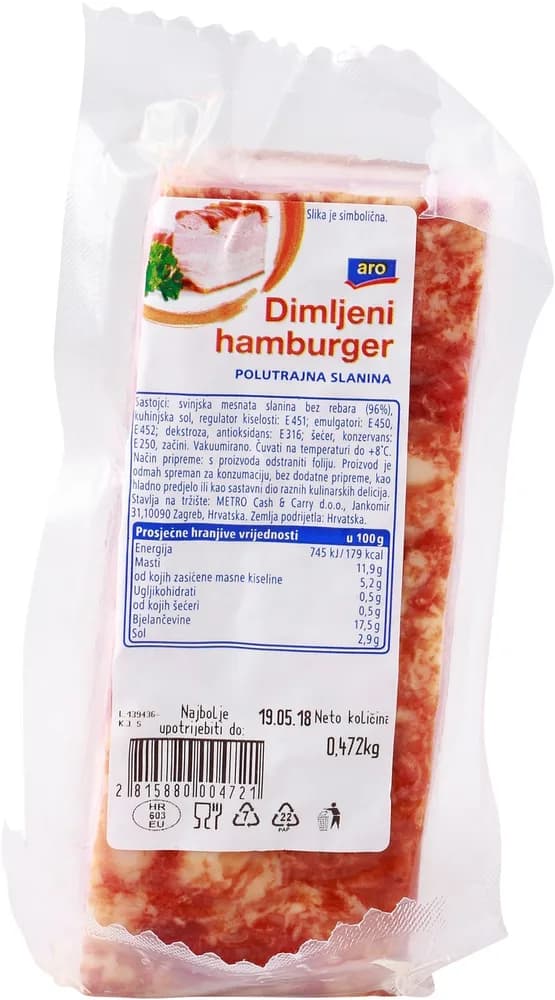 CCA0,5KG ARO HAMBURGER VP