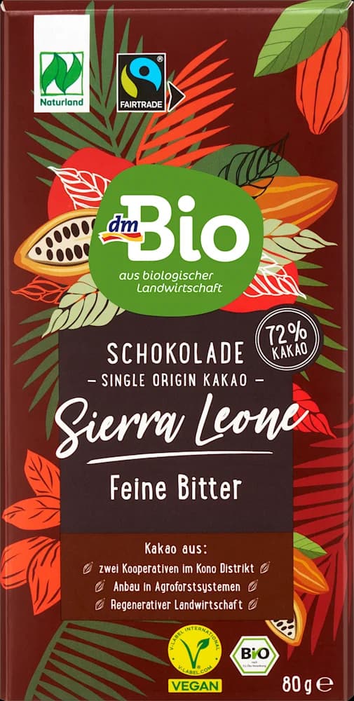 dmBio Sierra Leone fina gor.čok. 80g