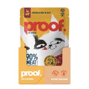 PROOF 85g MAČKE PILETINA I GOVEDINA ŽELE
