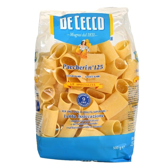 Paccheri tjestenina