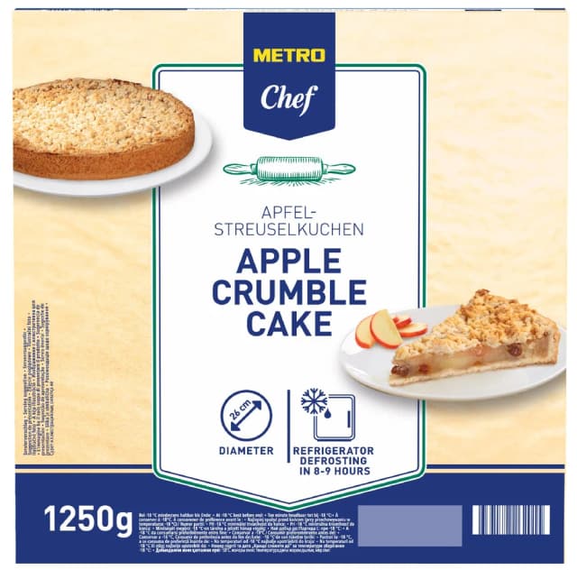 METRO CHEF KOLAČ JABUKA 1250G
