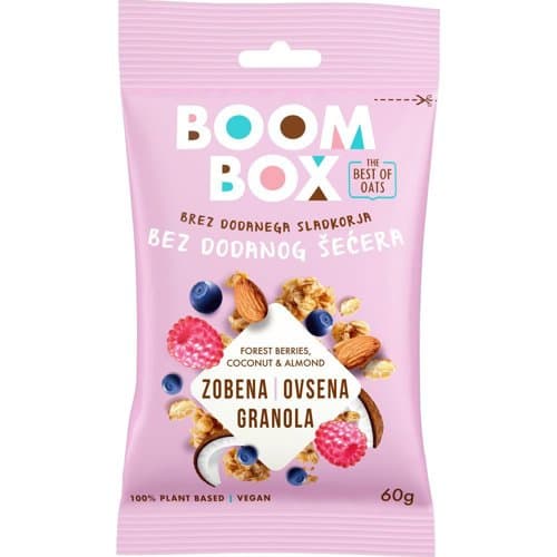 Zobena Granola Šumsko Voće, Kokos, Badem