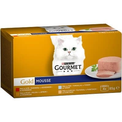 Gourmet Gold Mousse Multipak 4x85g