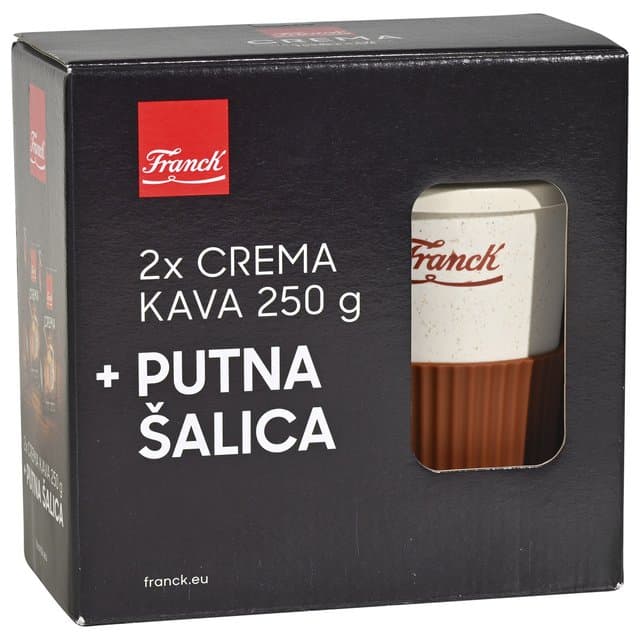 Kava Crema 2x250g + Šalica