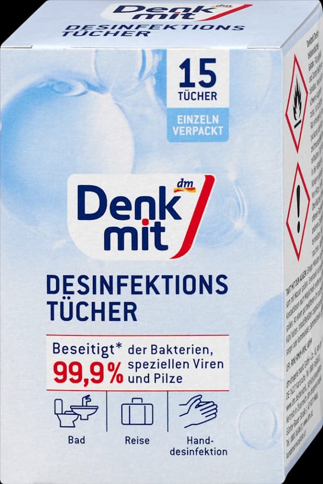 Denkmit dezinfekcijske maramice 15 kom.