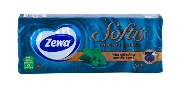 Maramice Zewa Softis Mentol 10/1