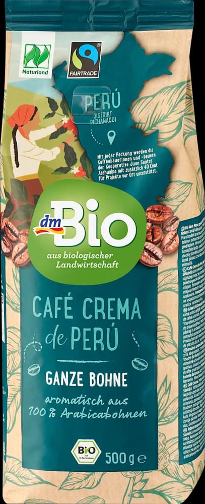 dmBio Caffe de Peru cijelo zrno 500g