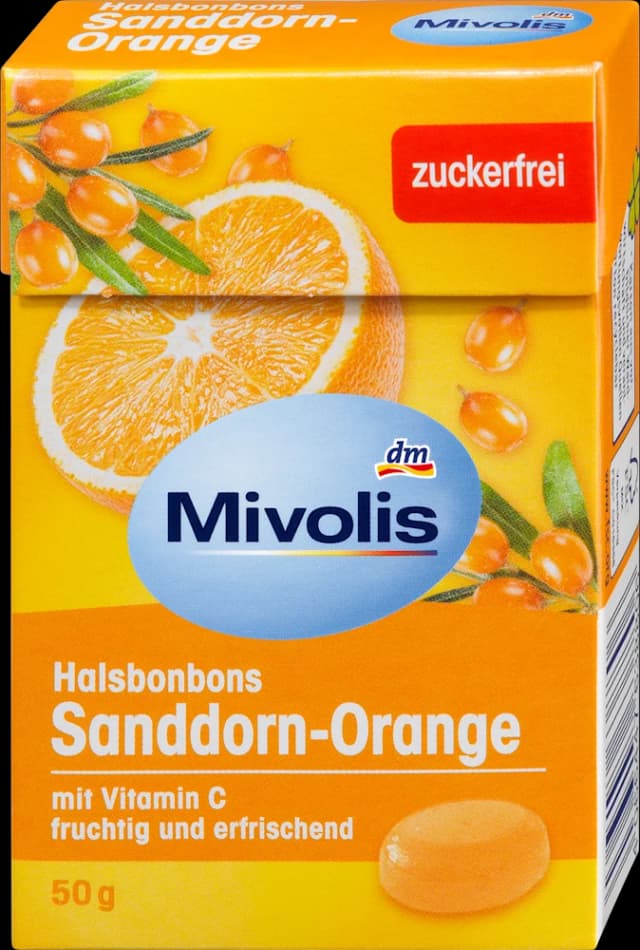Mivolis bomboni pasji trn/naranča, 50 g