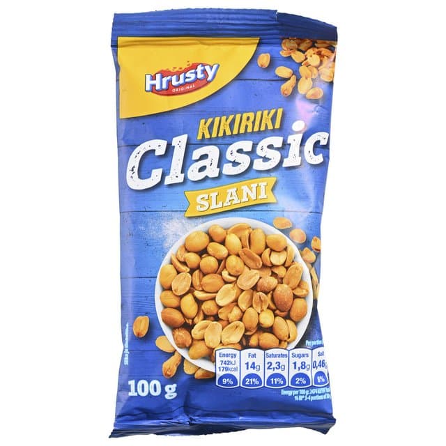 KIKIRIKI HRUSTY PRŽENI SLANI 100 g