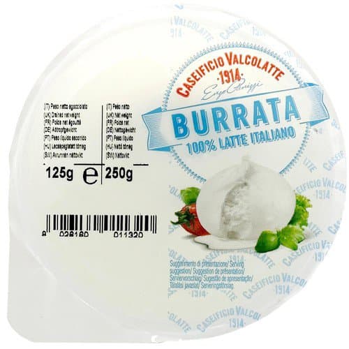 SIR BURRATA 125 g VALCOLATTE