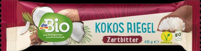 dmBio pločica kokos/tam.čok. 40g