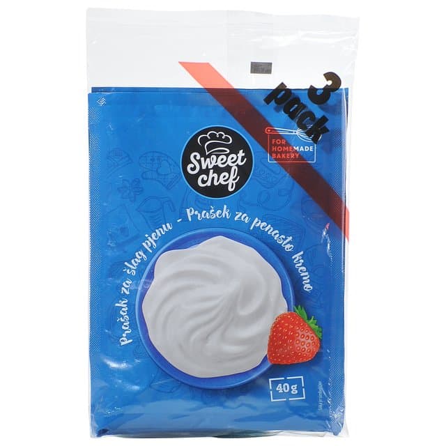ŠLAG PJENA 120g 3X40g SWEET CHEF