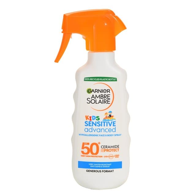 Garnier Garnier Ambre Solaire Kids Sensitive sprej za sunčanje ZF 50+, 270ml