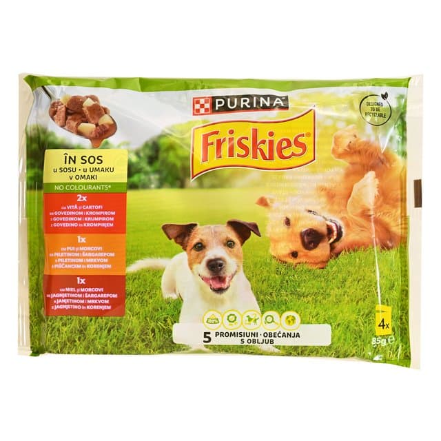 Friskies Adult multipack meso govedina, piletina, janjetina u umaku
