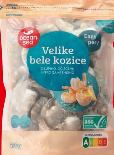ASC Velike bijele kozice, OM 450g