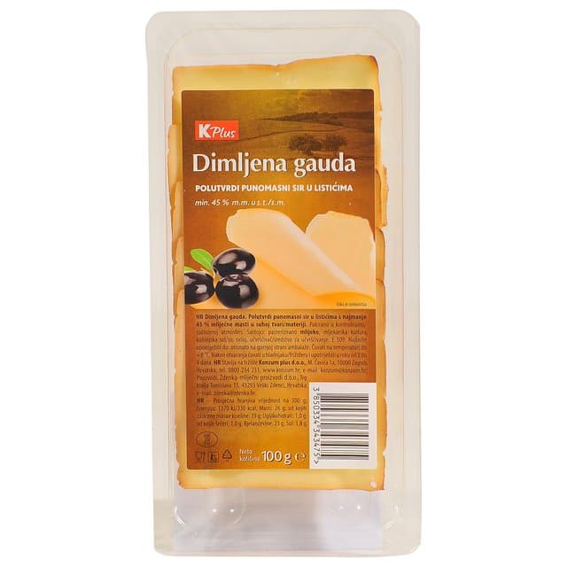 SIR POLUTV K PLUS GOUDA DIMLJ 100g