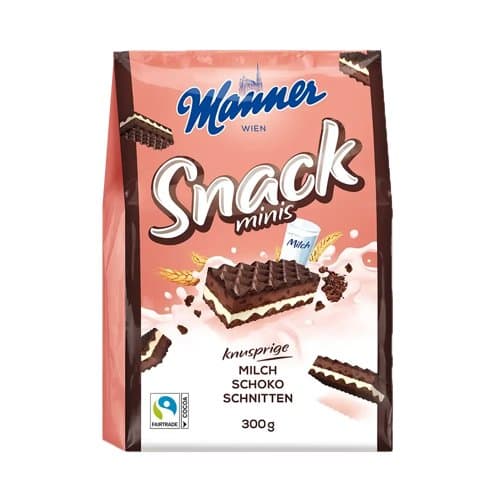 Manner Napolitanke Čokolada-Mlijeko Minis