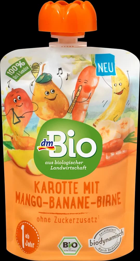 dmBio voć.kaš./mrkva 100 g Demeter 12+ T
