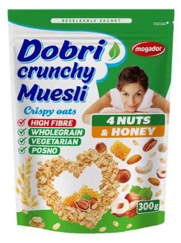 Muesli Crunchy 4 Nuts & Honey