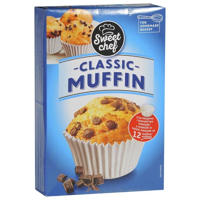 MUFFIN CLASSIC 310g SWEET CHEF