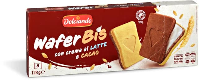 WAFLI S MLIJ./KAKAO PUNJENJEM 128g