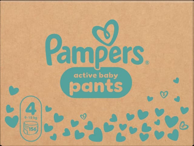 Pampers AB gać.mj.pak. vel.4 156 kom. OS