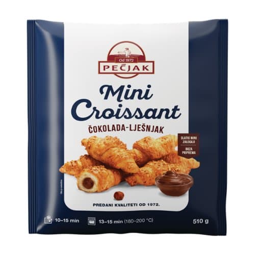 MINI CROISSANT ČOKOLADA 510 g